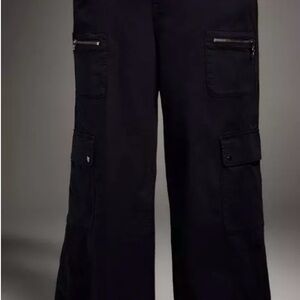 torrid Black Wide Leg Cargo Pants